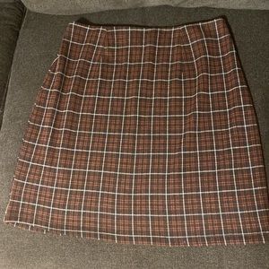 Vero Moda Plaid Miniskirt